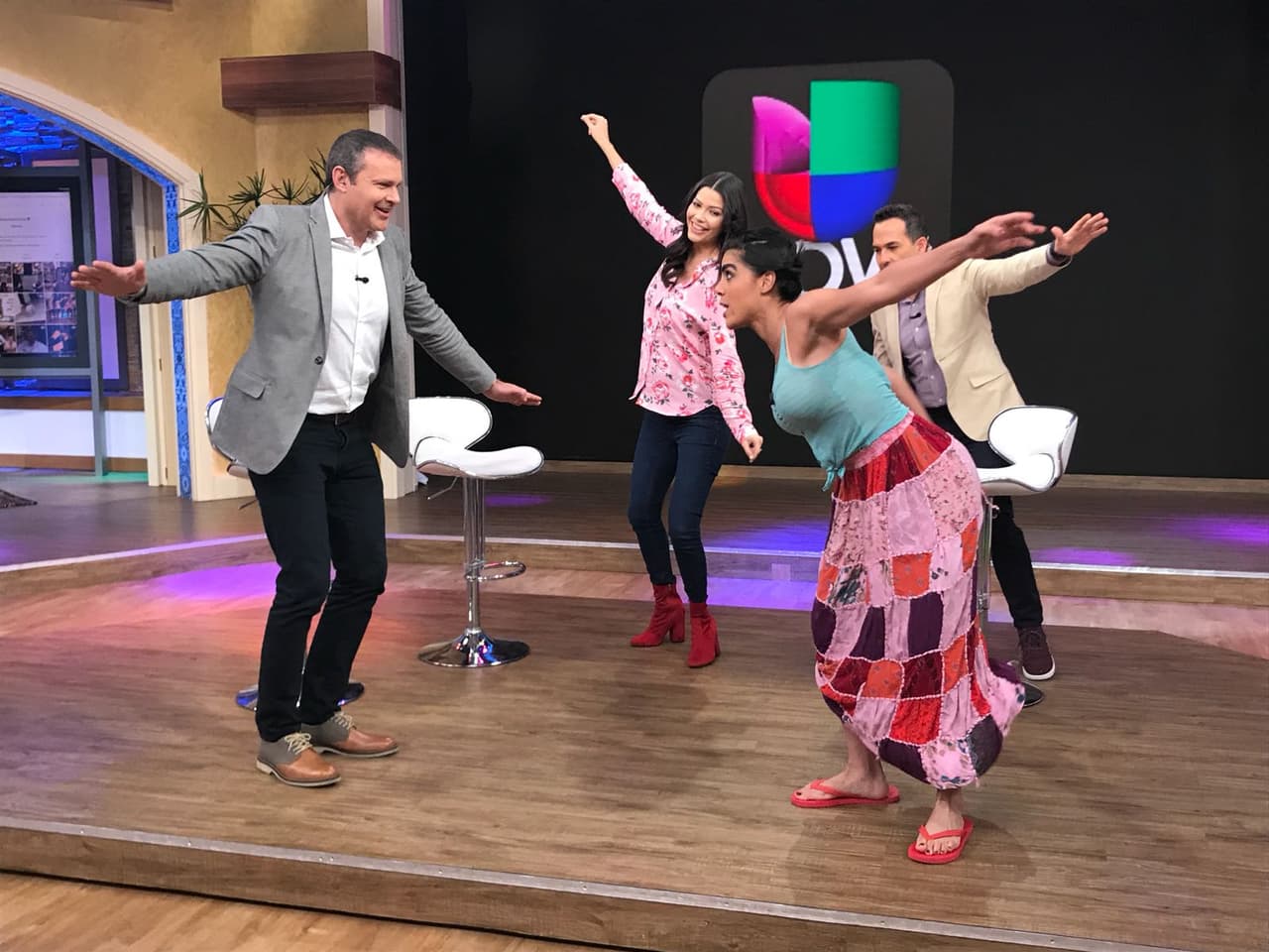 Para Alan Tacher no fue nada fácil seguirle el ritmo a Mela.