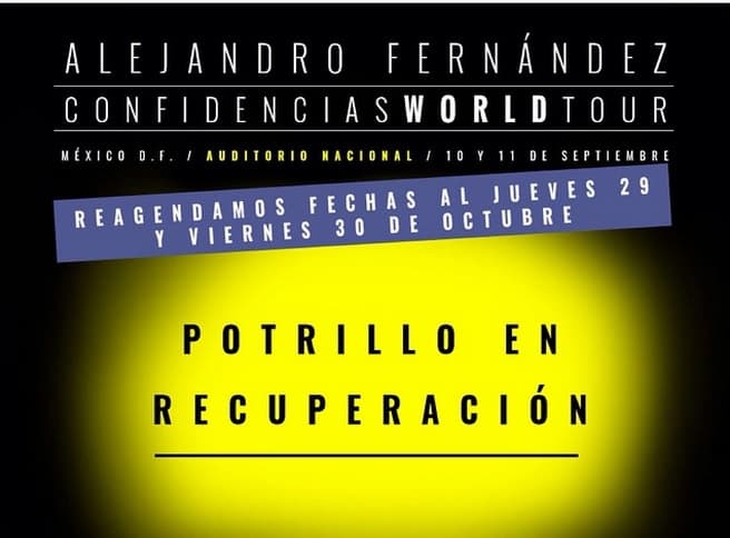Alejandro agradeció a Dios por poder regresar a los escenarios tras el accidente en el que casi pierde la vida y por el que tuvo que suspender algunos conciertos.