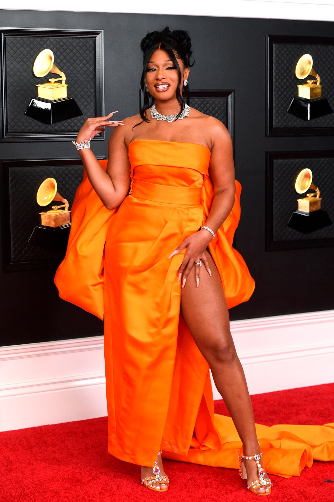 Megan Thee Stallion, una de las grandes ganadoras de la noche.