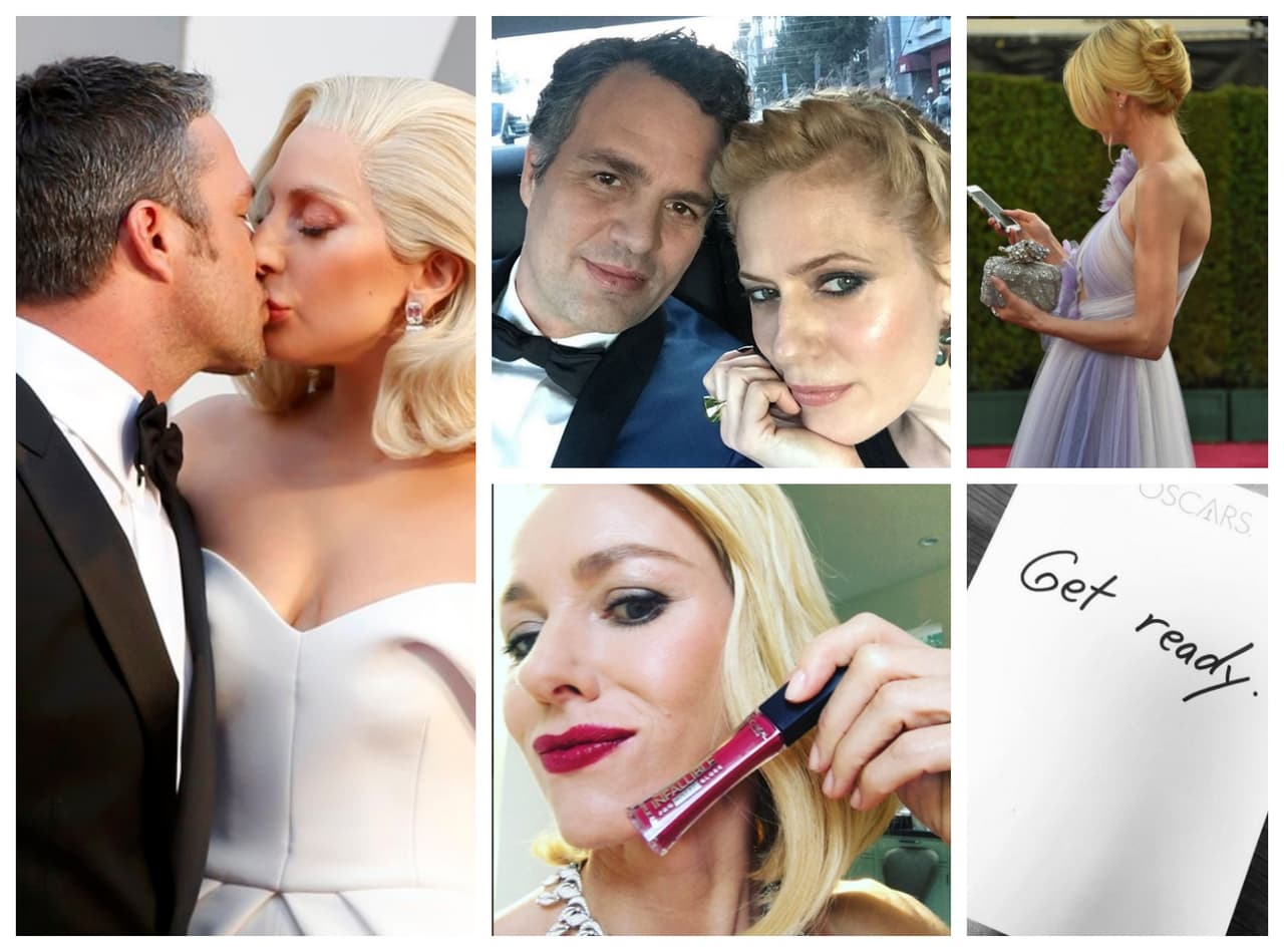 Los famosos se enloquecieron en las redes antes y durante la ceremonia del Oscar 2016.