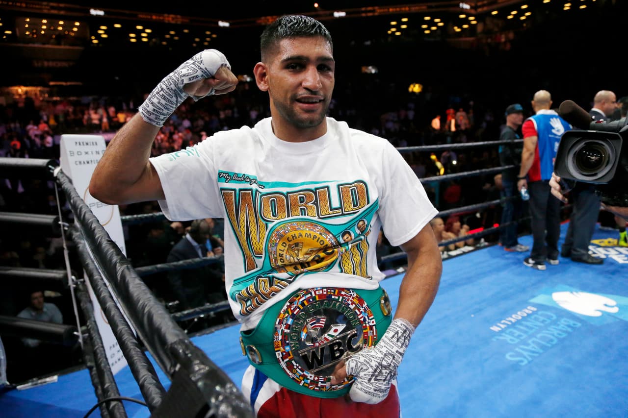 Amir Khan da como casi un hecho pelea con Floyd Mayweather Jr.