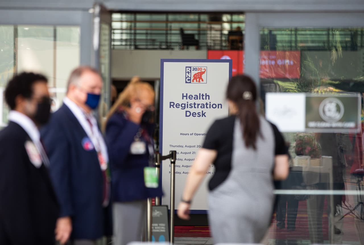Seis delegados de cada estado y territorio asistirán a las reuniones presenciales de la Convención Republicana, para un total de 336 delegados.