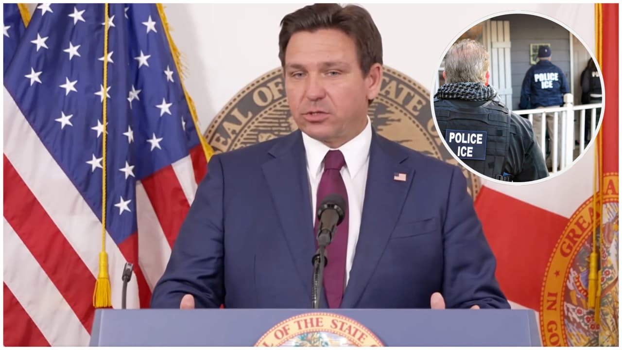 DeSantis habla de castigo a inmigrantes indocumentados que entren a Florida en discurso a legislatura