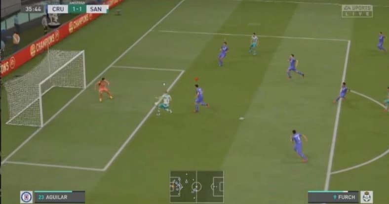 Cruz Azul no logra salir del sótano y esta vez caen frente al Santos de Eduardo Aguirre con un marcador de 3-4.