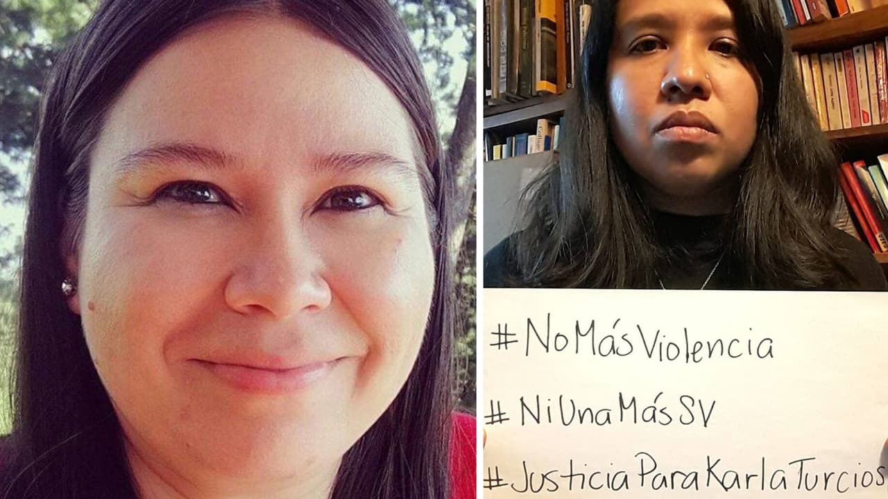 Karla Turcios, a la izquierda, fue asesinada en abril de 2018 y su compañero de vida fue acusado del crimen.