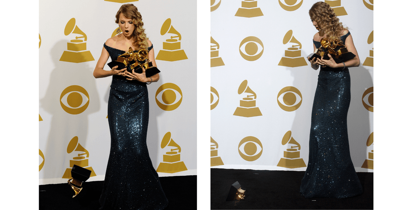 Taylor Swift rompió su premio Grammy en el 2010