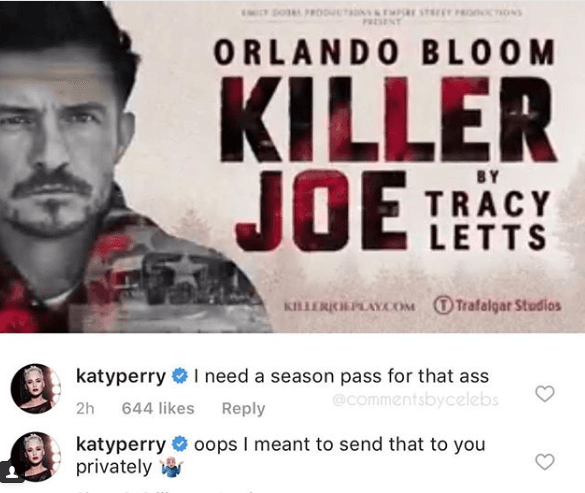 Katy Perry abochornada: se le fue sin querer un mensaje subido de tono (y a que no adivinas para quién iba dirigido)