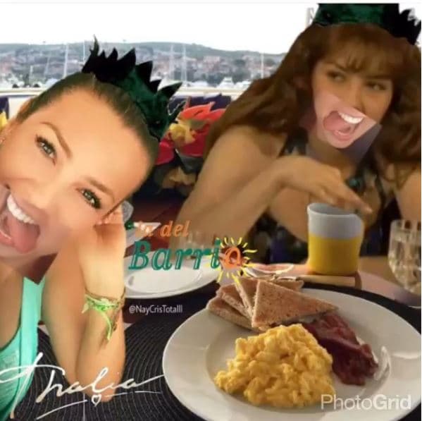 Si no eres uno de los más de 8 millones de seguidores en Instagram de la cantante, con seguridad no sabrás que ha instituído los lunes de 'Sácale la lengua al lunes', dinámica en la cual invita a sus seguidores a compartir con ella fotos sacando la lengua. La cantante ha aprovechado la oportunidad para bromear con sus seguidores con divertidos montajes de su personaje de María Hernández Rojas de De la Vega, mejor conocido como 'María la del barrio'.