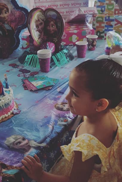 Jacqueline Bracamontes celebró los tres añitos de la pequeña Jacky.