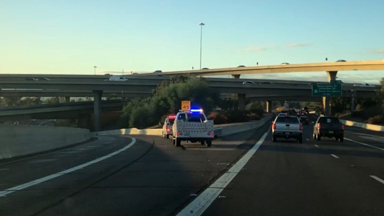El choque múltiple ha generado retrasos en la autopista 51.