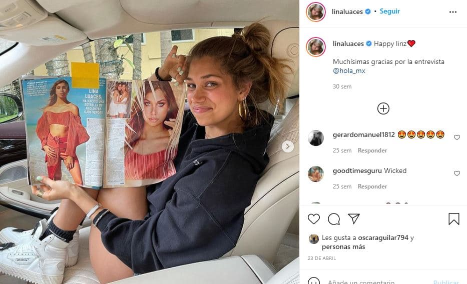 Lina Luaces triunfa como modelo