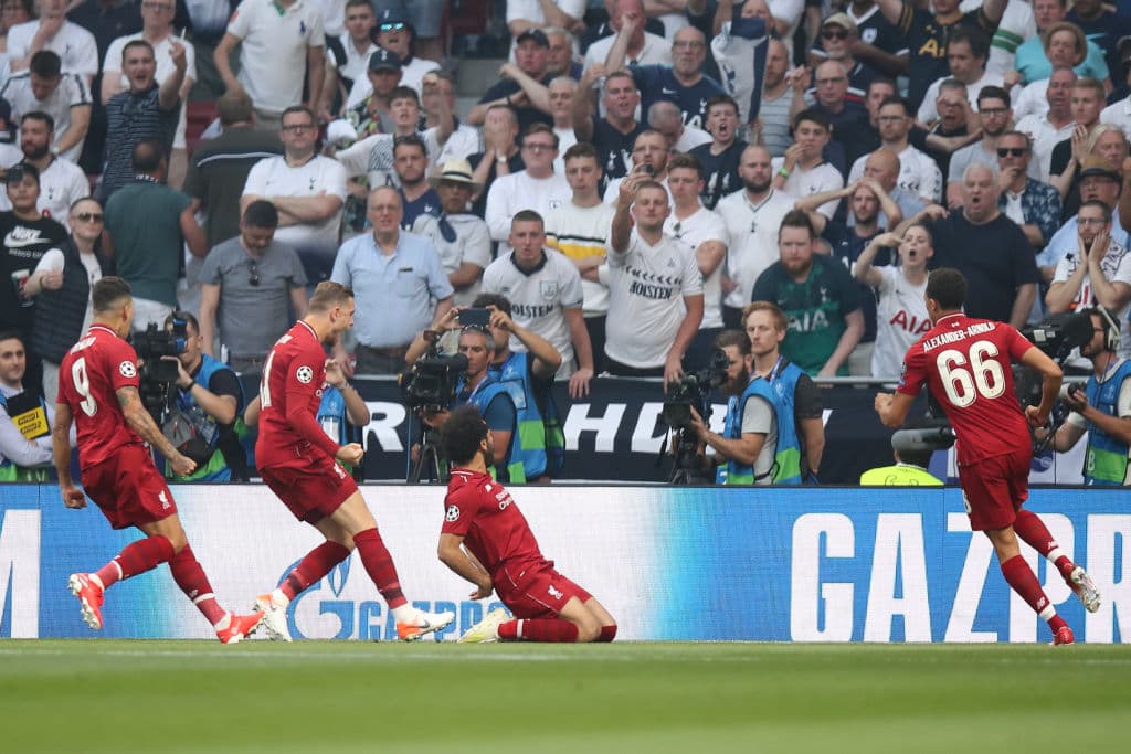 El Liverpool tomó la ventaja que no volvió a dejar ir desde los dos minutos gracias al penal de Mohamed Salah.