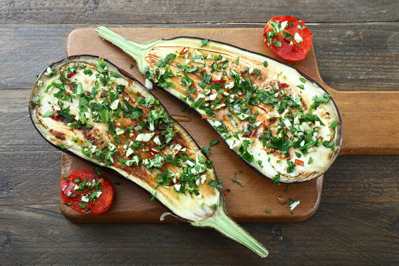 Berenjena rellena | Reto 28 
