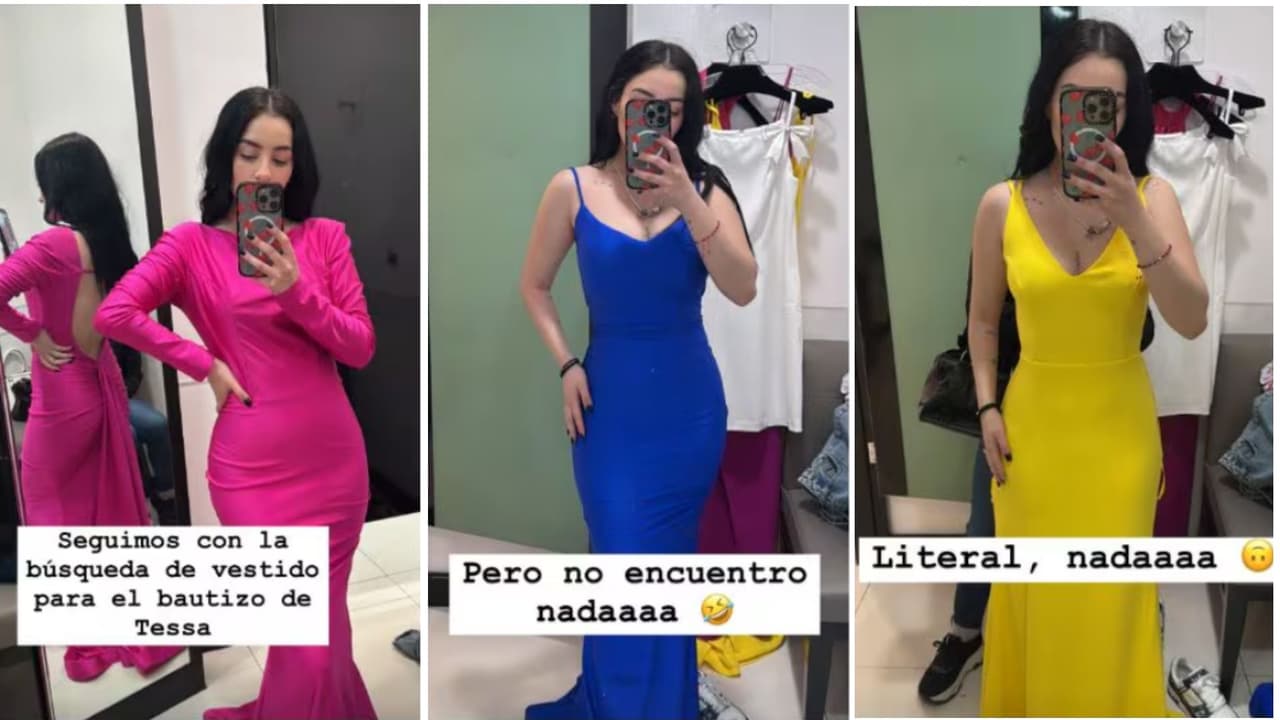 Paola Dalay no encuentra vestido para el bautizo de su hija.