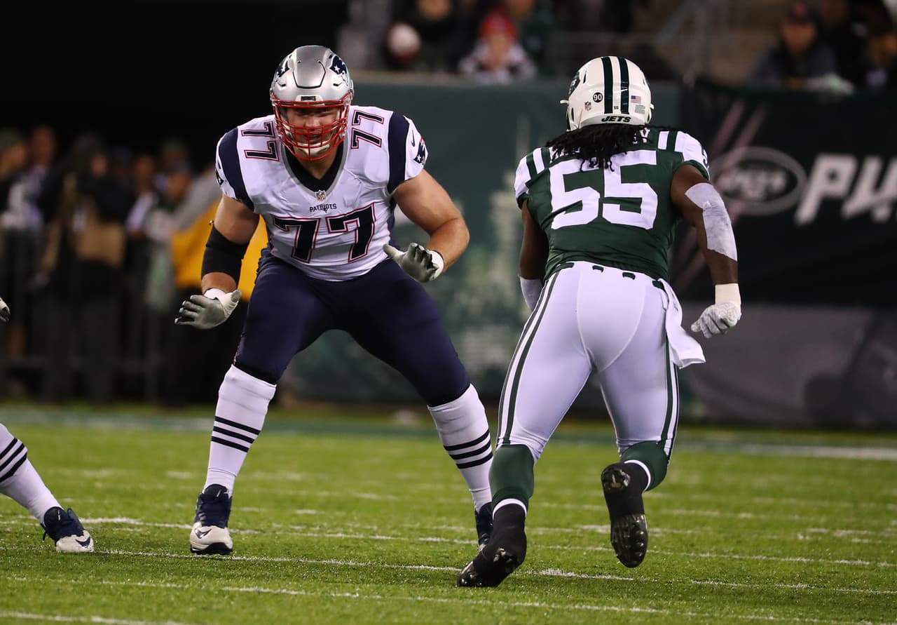 LT Nate Soldier: Por años protegió a Tom Brady en los Patriots. Ahora, deberá hacer lo mismo con Eli Manning tras firmar por cuatro años y 62 millones de dólares con los Giants.