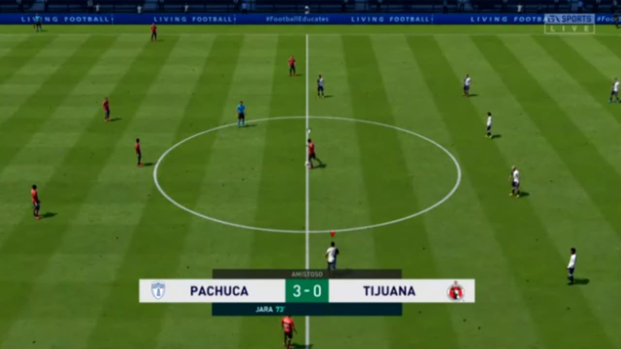 En el futbol virtual, Romario Ibarra, representante de Pachuca, goleó 3-0 a Leandro González y los Xolos de Tijuana.