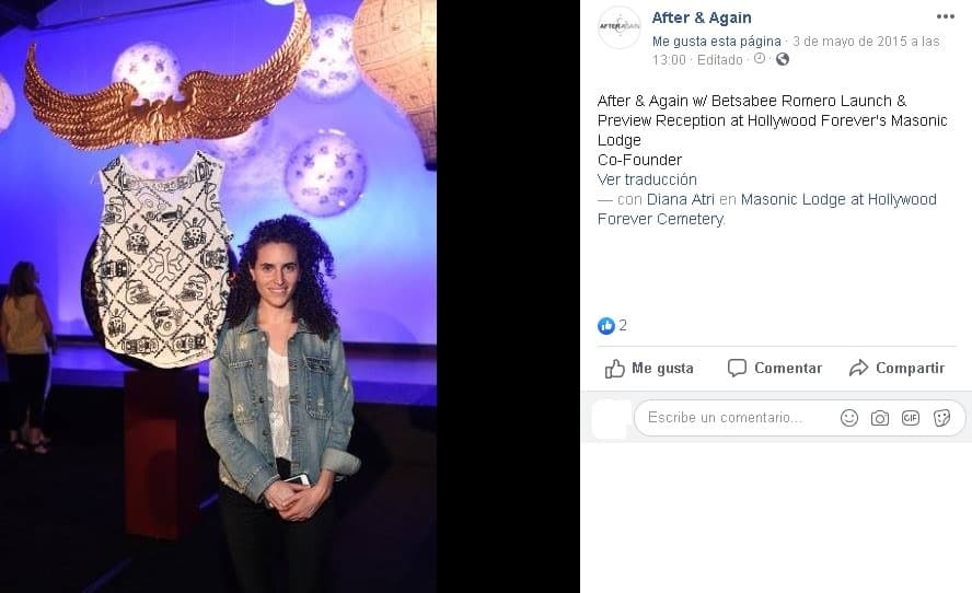 En esta foto aparece Diana Atri durante una fiesta de 2015.