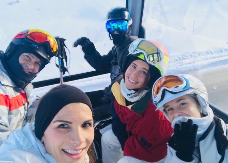 Para Alan Tacher este viaje fue muy especial ya que pudo disfrutar de la compañía de sus cinco hijos en Park City, Utah.