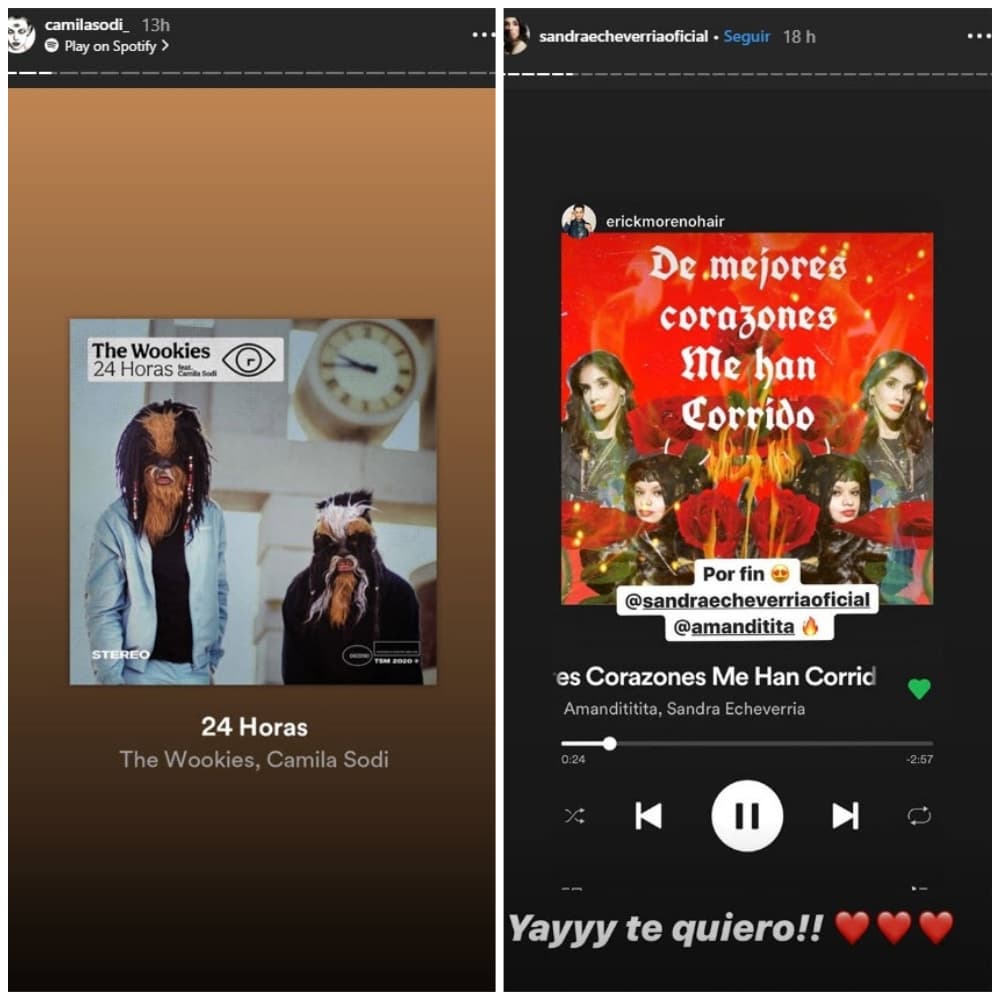 Luego de sus proyectos, ambas actrices retomaron con empeño su carrera musical y curiosamente, 
<b>estrenaron sencillos el mismo día</b> en plataformas digitales.
<br>