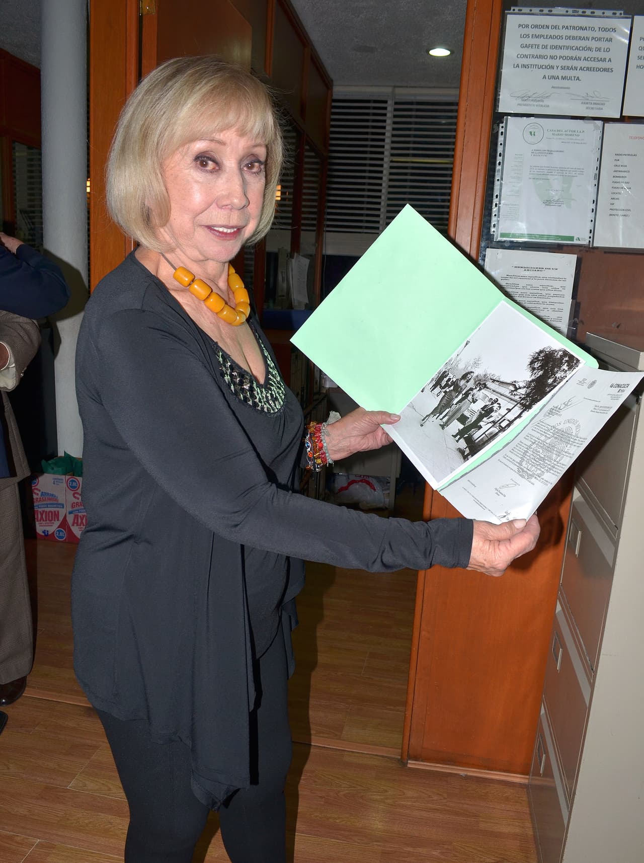 <b>Maty Buitrón es la actual presidenta</b> del patronato de esta institución, que recibe a los actores de la tercera edad que se han quedado sin recursos o sin familiares que vean por ellos.