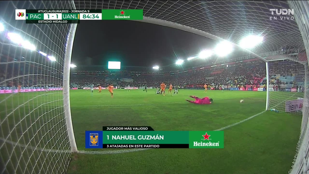 ¡GOOOL! Víctor Guzmán anota para Pachuca.