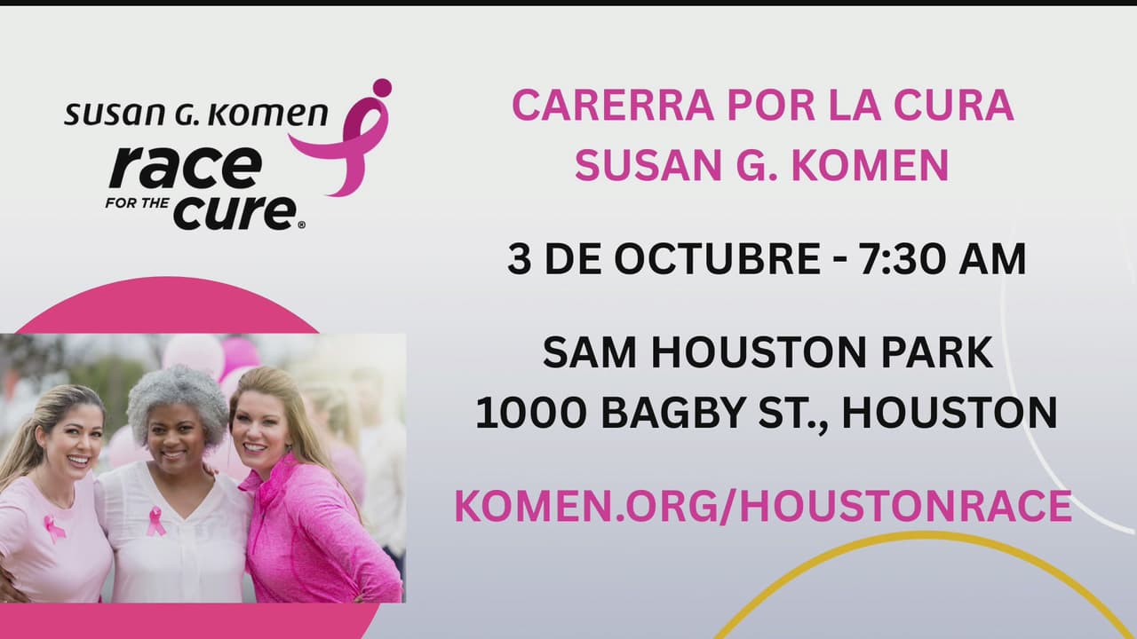 Carrera por la cura en Houston: unidos contra el cáncer de mama