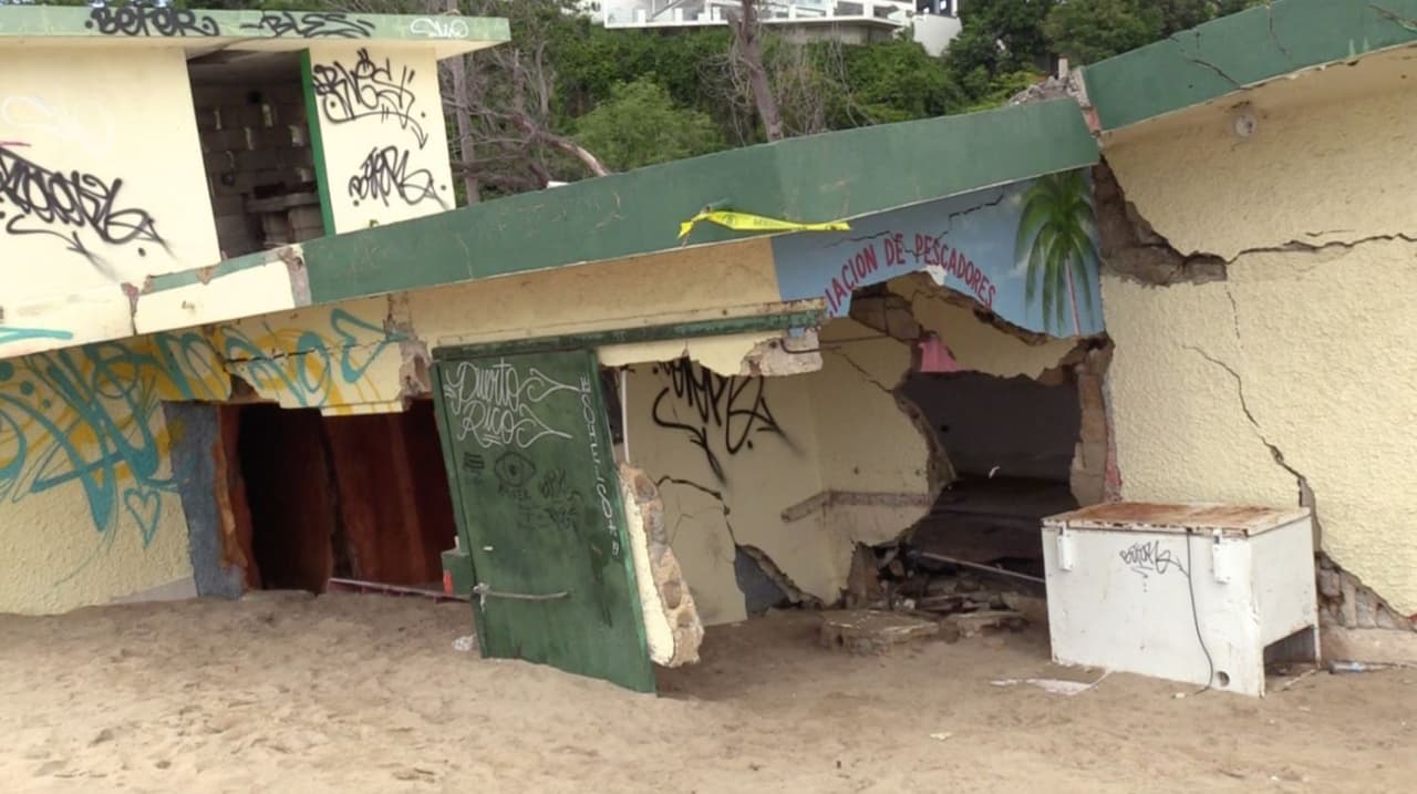 La pescadería de la Villa del Ojo albergaba sobre 50 pescadores, muchos de ellos se quedaron sin trabajo luego del huracán.