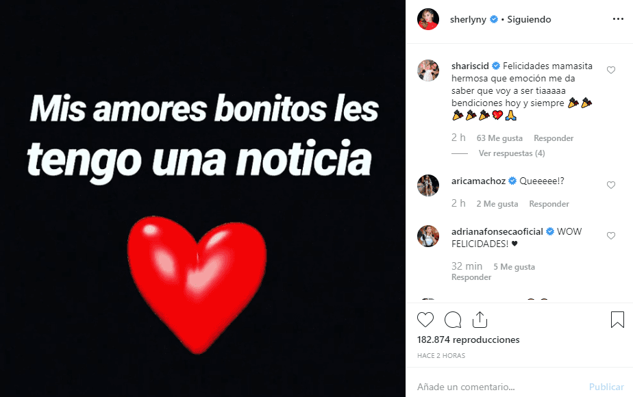 En una serie de mensajes que compartió en la misma red social, la actriz reconfirmó la feliz noticia.