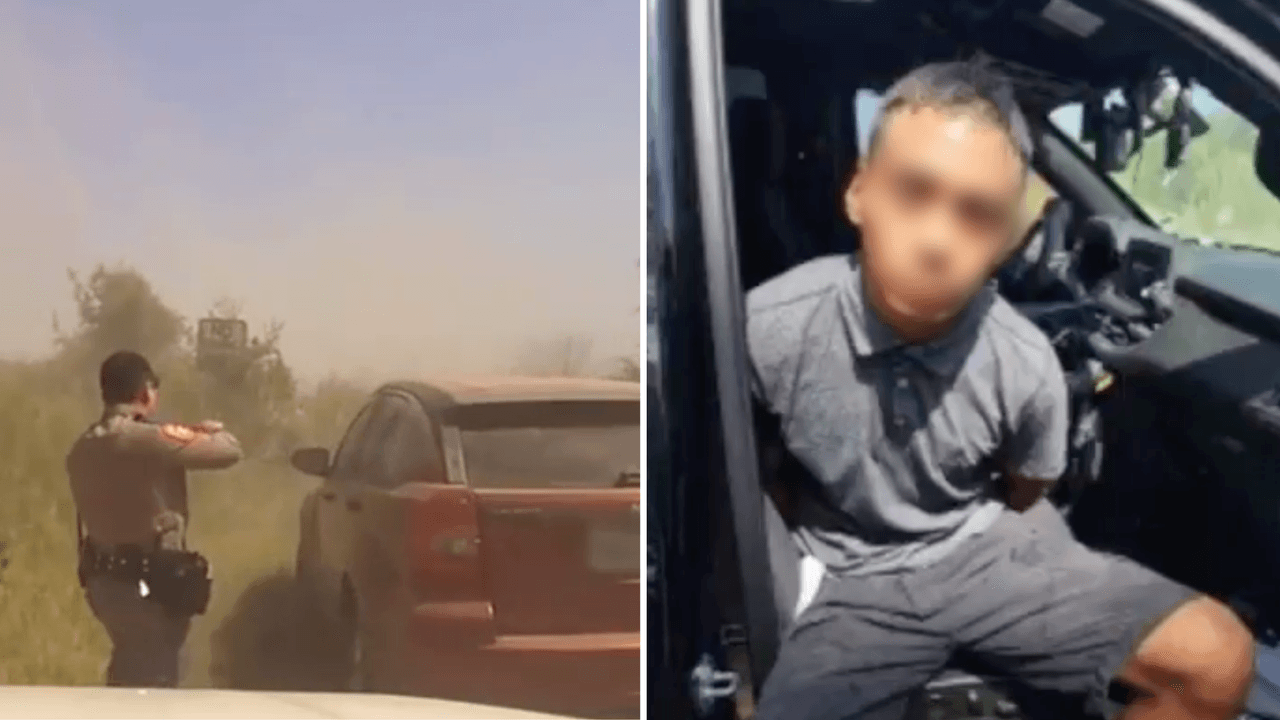 Un adolescente es arrestado tras persecución por sospecha de traficar a dos inmigrantes