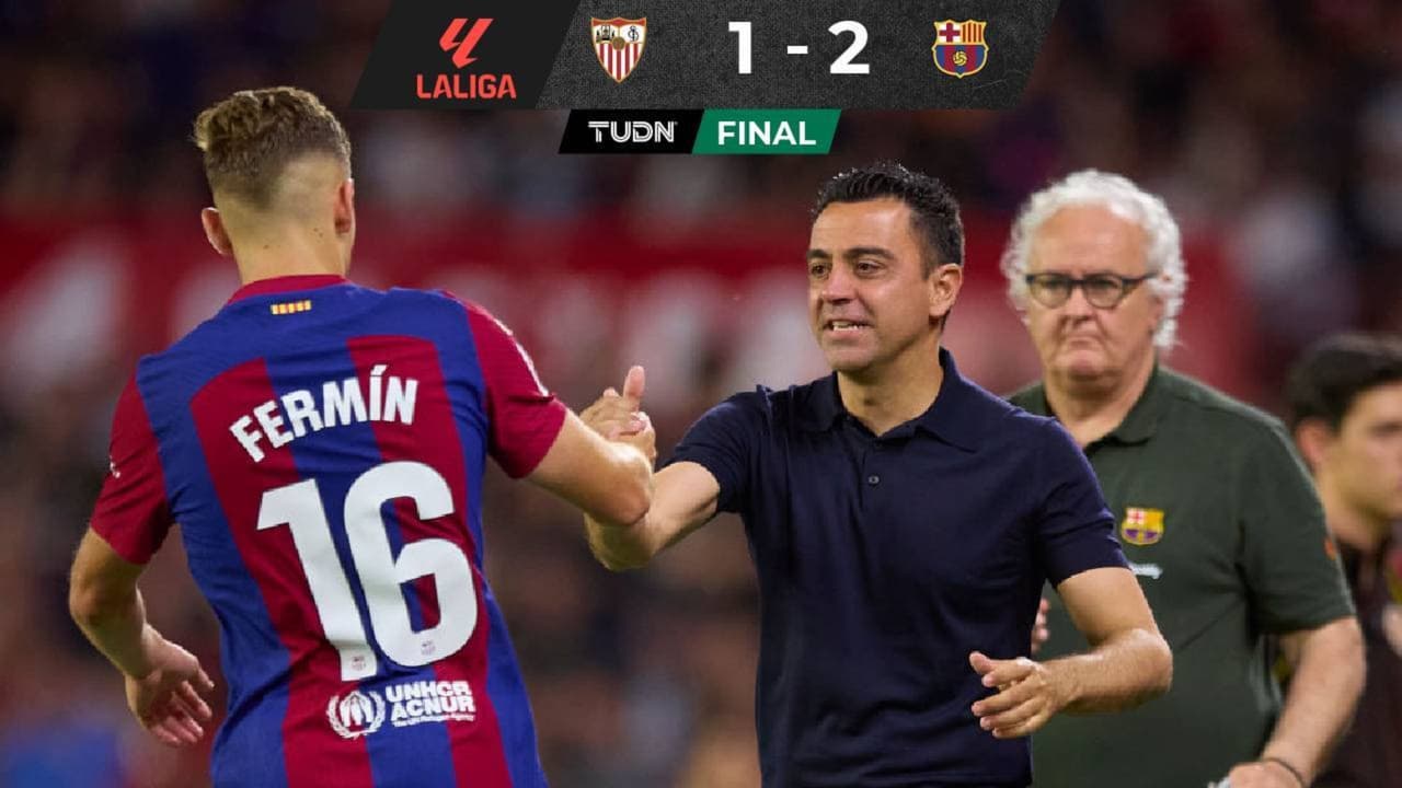 Barcelona despide a Xavi con una victoria ante el Sevilla
