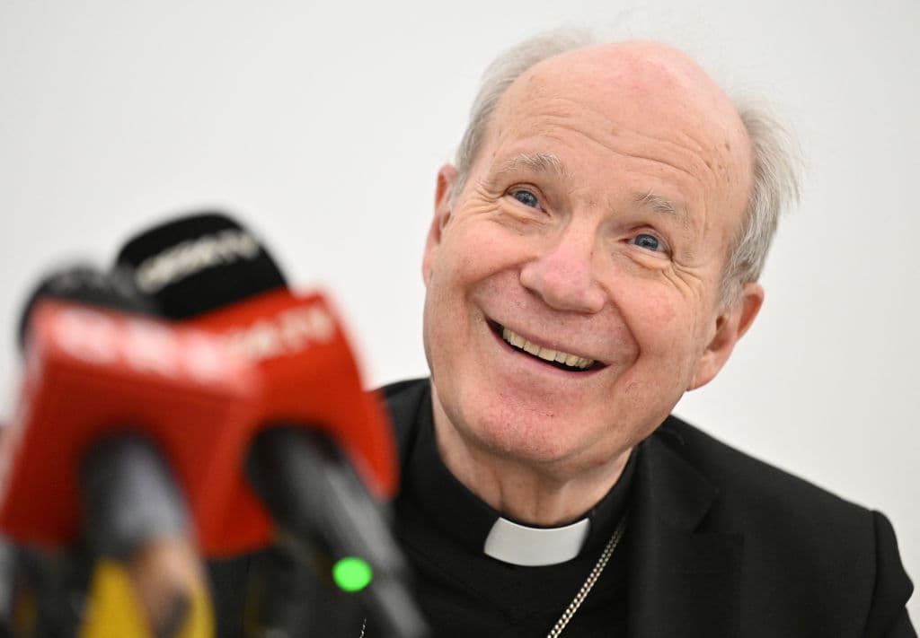 El cardenal austríaco Christoph Schoenborn durante una conferencia de prensa en Viena en enero de este año.