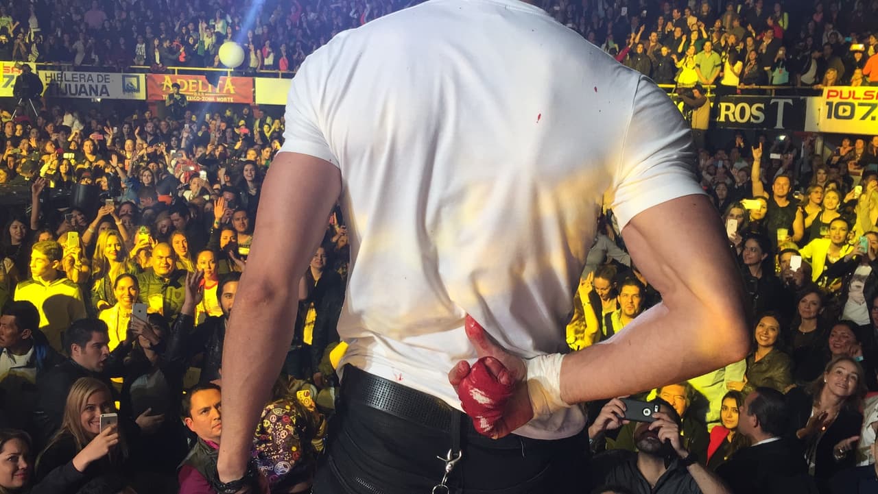 Casi todo el tiempo mantuvo la mano accidentada detrás de su espalda.