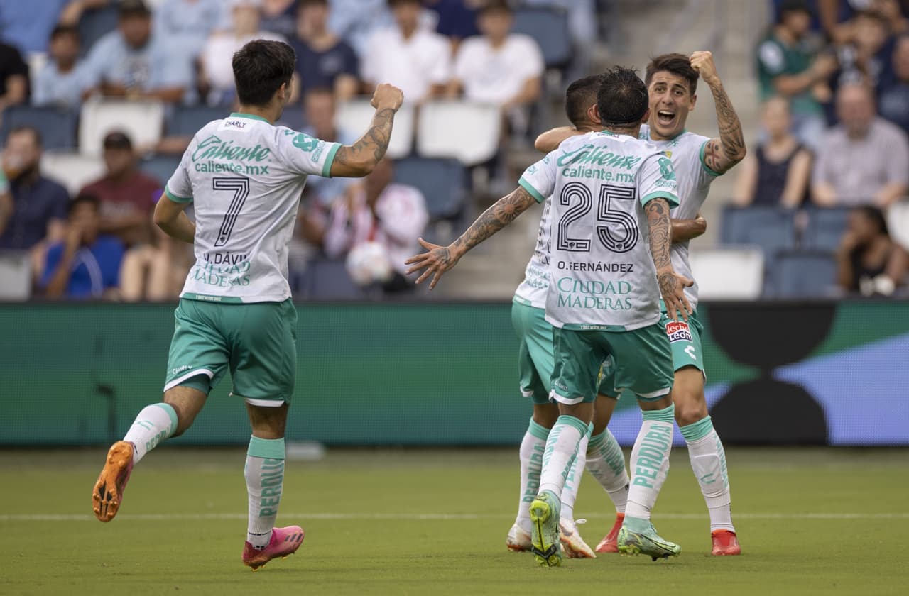 León golea 1-6 al Sporting Kansas City y se mete a las semifinales de la Leagues Cup, donde esperan rival.