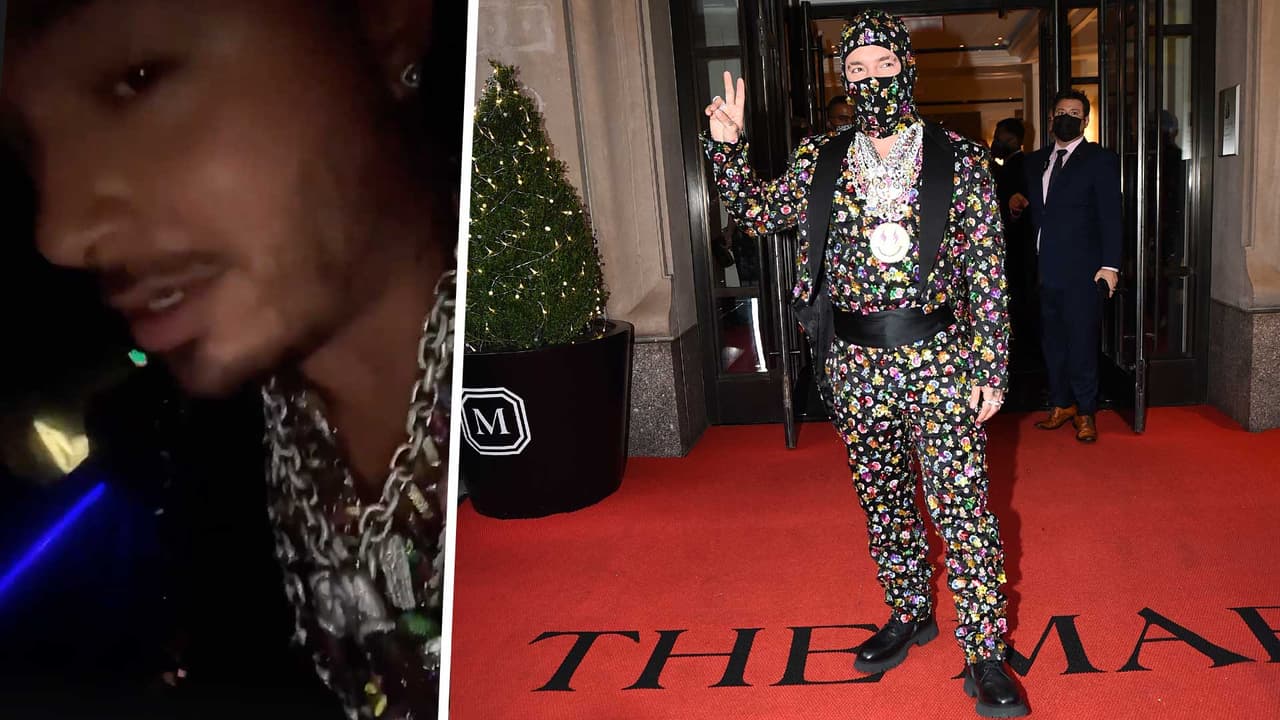 "Como cuando a un perro le quitas la cadena": J Balvin termina marcado por su atuendo en el Met Gala