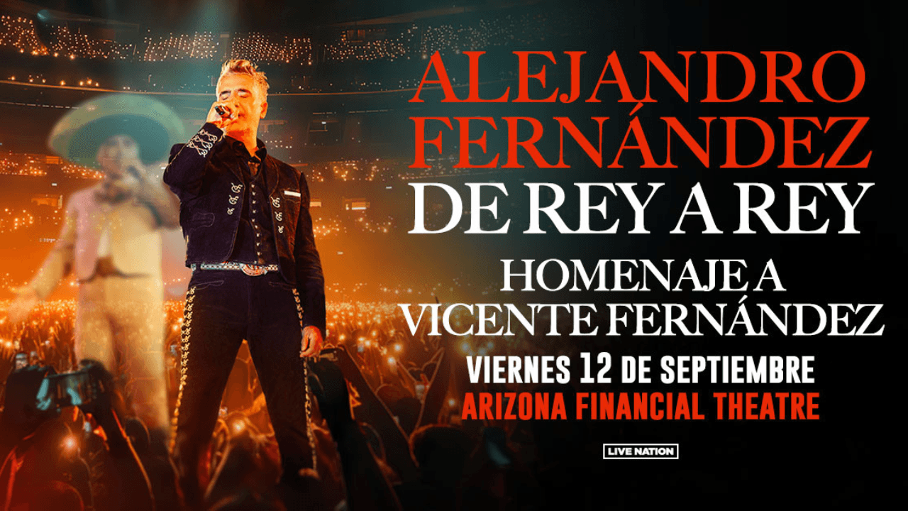 Amor 106.3 te lleva al concierto de Alejandro Fernández "De Rey a Rey"