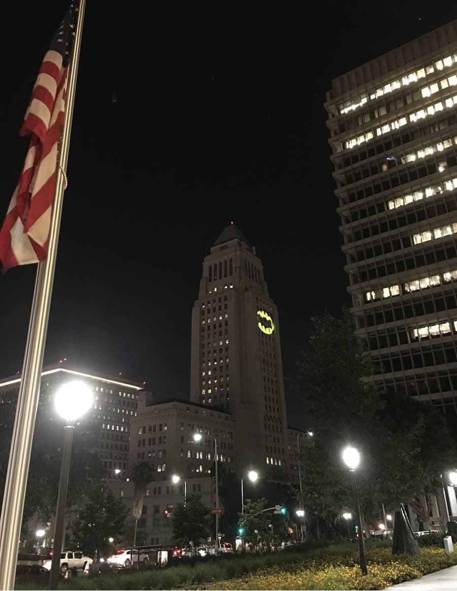 La vista desde el Sheriff de Los Ángeles.