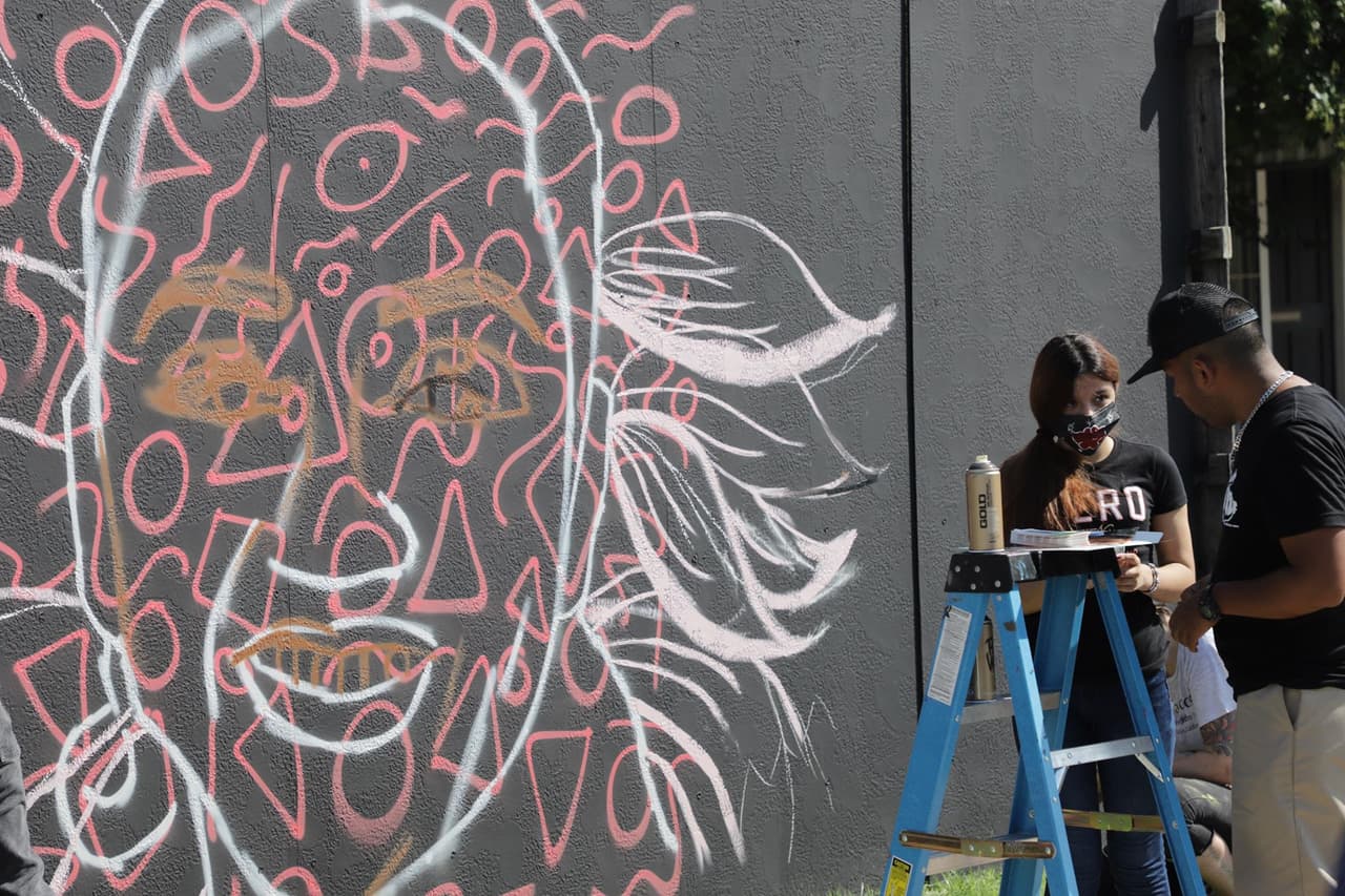 Este es el segundo mural en honor a Vanessa Guillén, una obra que busca justicia por la muerte de la solada.