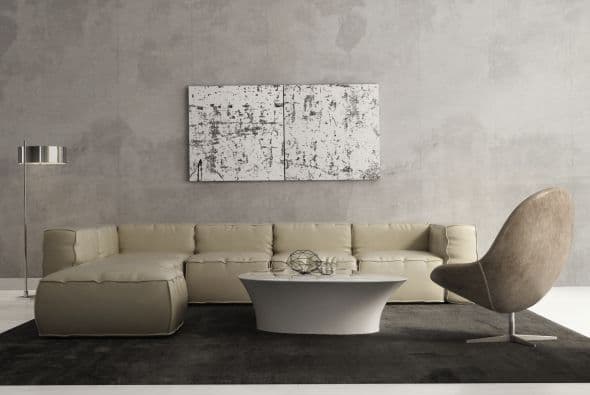 5. Mobiliario minimalista. La diseñadora propuso limitar la elección de muebles de una paleta neutra (la gama del blanco, gris, beige, madera o metal).