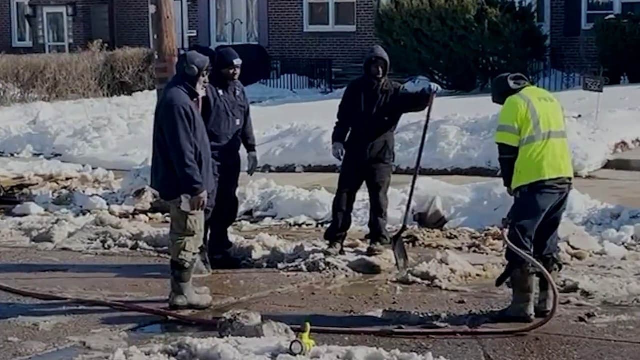 Ola de frío provoca decenas de roturas de tuberías de agua en Filadelfia