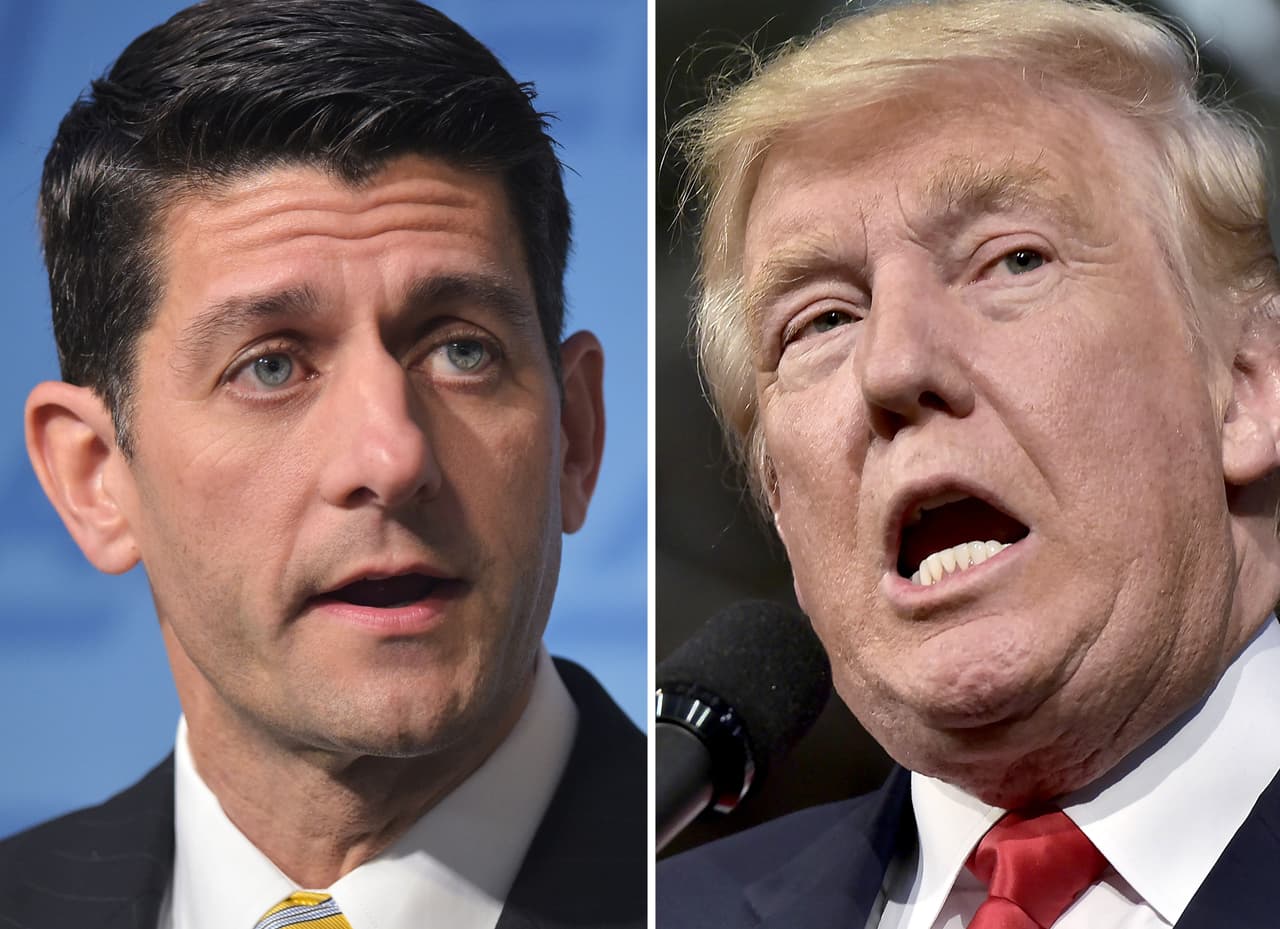 Trump sugiere que Ryan le niega su apoyo por sus posibles aspiraciones presidenciales en 2020