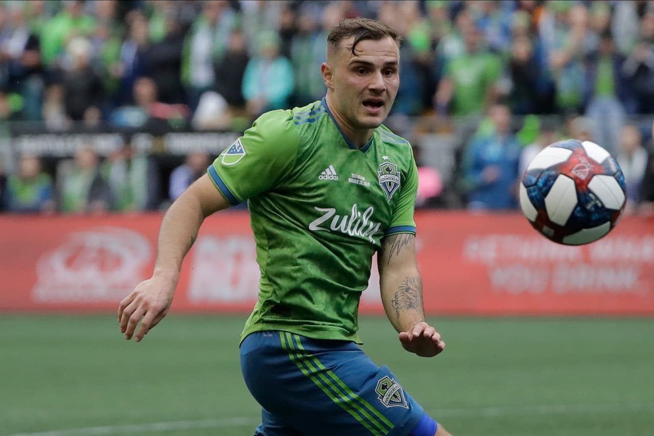 Jordan Morris, mediocampista de Seattle Sounders FC.