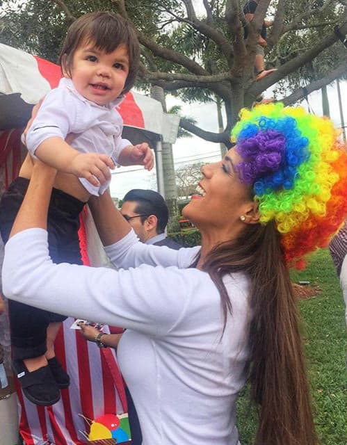 Francisca Lachapel disfrutó la hermosa fiesta de Mateo Marrero. (Marzo 19, 2016)