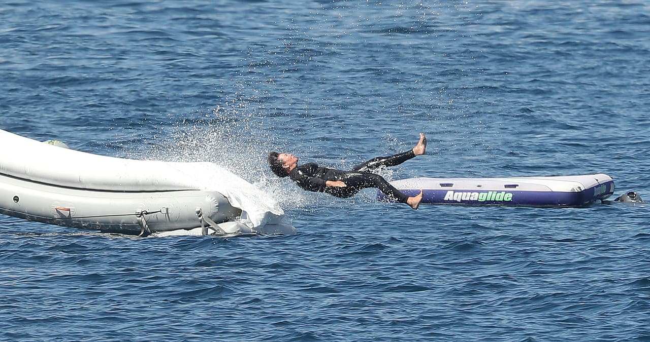 ¡También salió volando!
