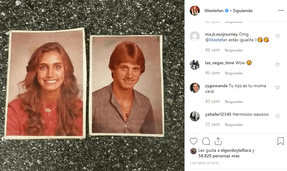Y así lucían ella y su hermano en los 80. “Dios mío como pasan los años. Qué les parece, mi hermano y yo en high school Coral Park en los 80”, comentó La Flaca en esta publicación.