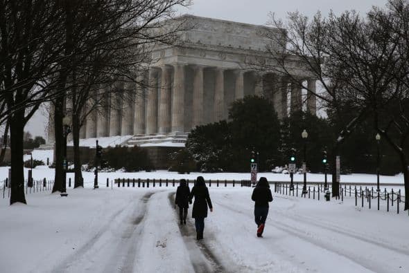 Las oficinas del gobierno federal de Estados Unidos están cerradas en Washingtion DC.