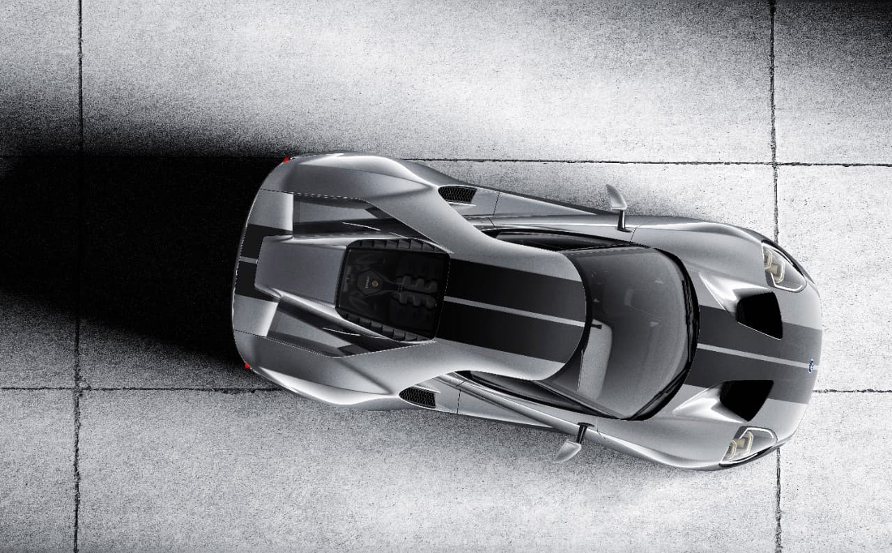 El Ford GT 2016 estrena parabrisas hecho de vidrio para smartphones