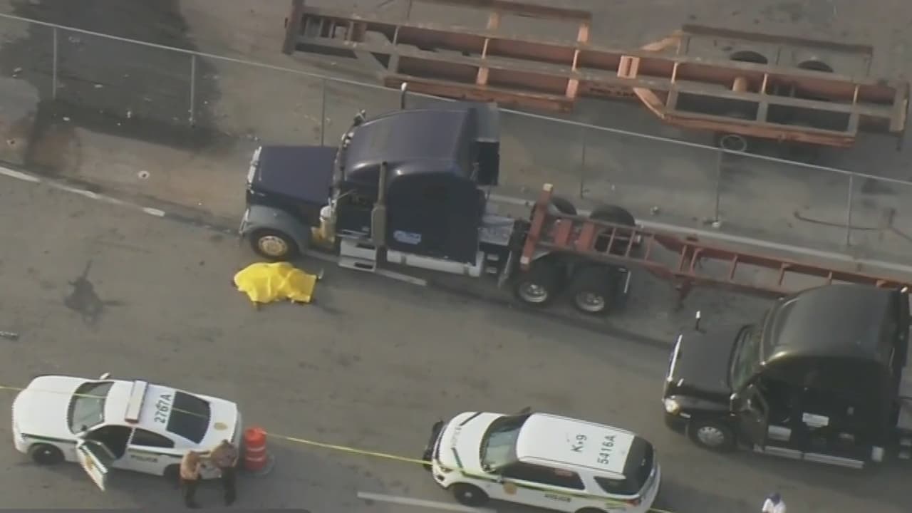 Conductor de camiones muere atropellado en el Puerto de Miami 