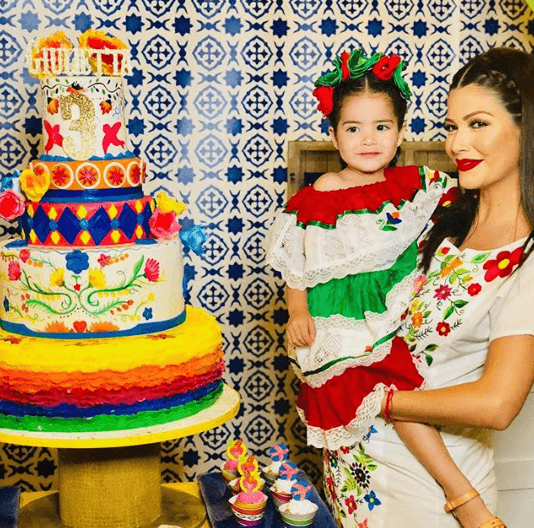 El pasado 5 de mayo, Giulietta cumplió tres años y Ana Patricia le preparó un gran festejo a la mexicana.