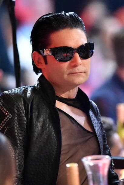 El actor Corey Feldman fue una de las estrellas que estuvieron entre el público.
