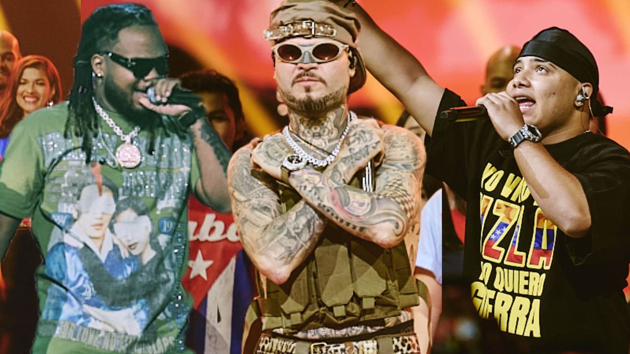 Farruko invade Premios Juventud con 'Pancc', 'Oe Oe' y 'Canaima' junto a Louis BPM y Makaco El Cerebro